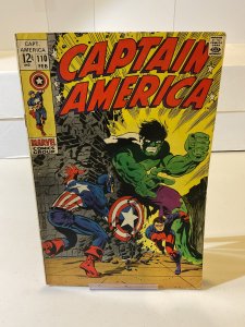 Captain America #110  1969  F  Steranko!  Hulk!  1st App Viper!