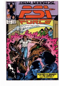 Psi-Force #14 Newsstand Edition (1987)