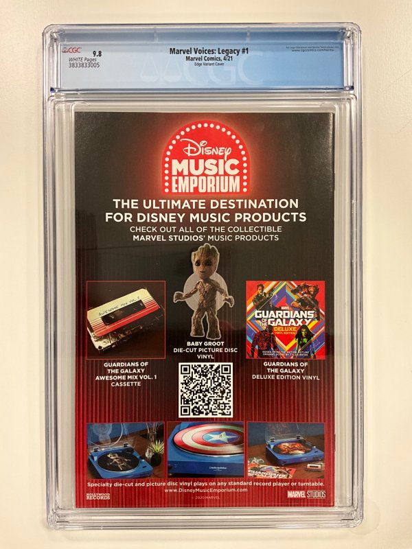 Marvel's Voices: Legacy Edge Cover (2021) CGC 9.8