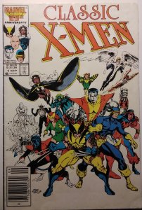 Classic X-Men #1 Newsstand Edition (1986)