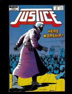 Lot of 12 Justice Marvel Comic Books #4 5 6 10 11 13 14 15 16 17 18 19 J411