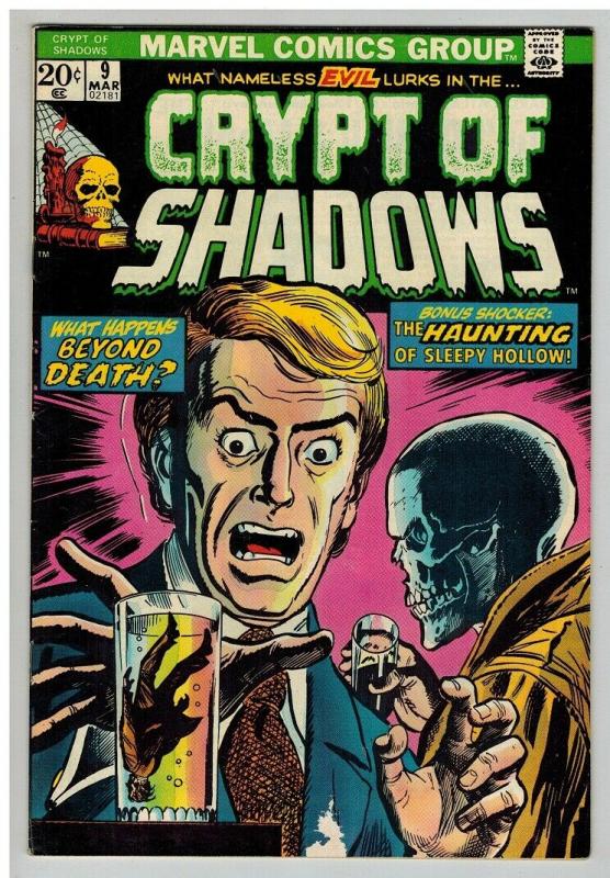 CRYPT OF SHADOWS 9 VG-F March 1974 