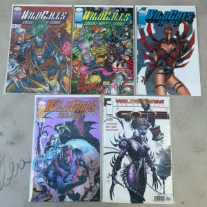 WILDCATS 5PC LOT (VF/NM) JIM LEE!! 1993