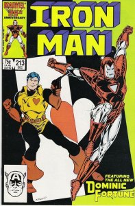 Iron Man #213 (1986)  VF+ 8.5