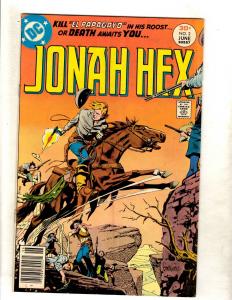 Jonah Hex # 2 VF DC Bronze Age Comic Book Western Cowboy Sheriff Outlaw JF11