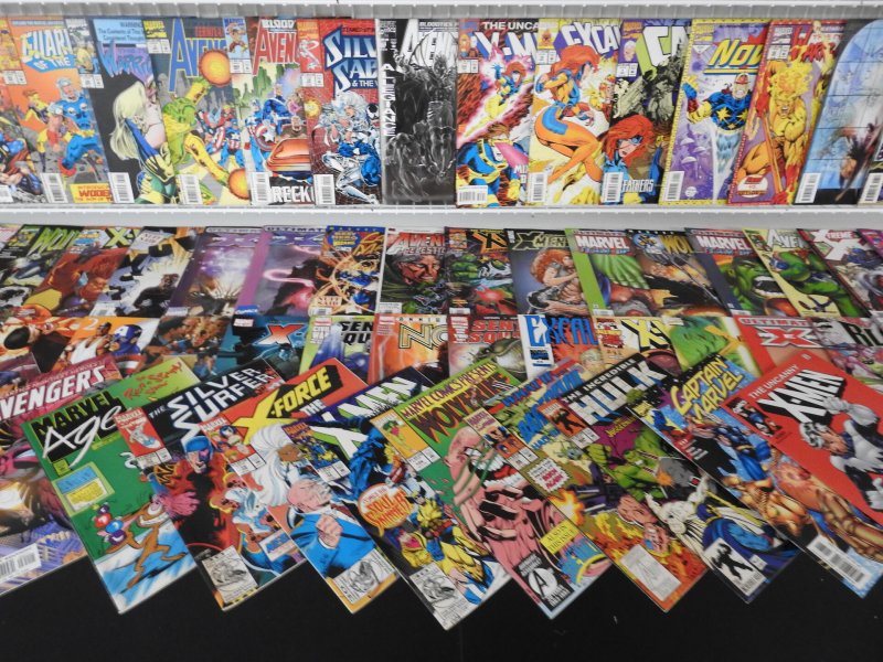 Huge Lot 170+ Comics W/ Thunderbolts, Wolverine, Avengers+ Avg VF+ Condition!
