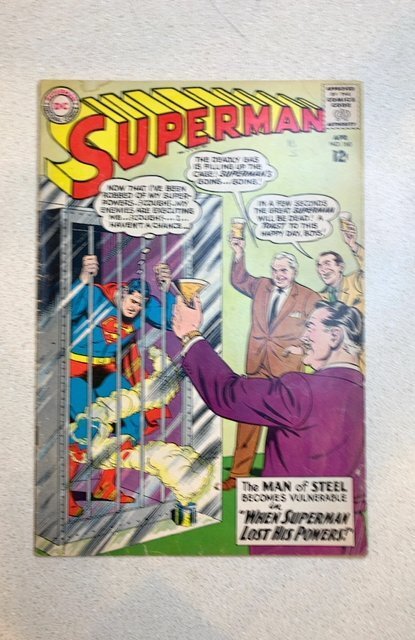 Superman #160 (1963) Leo Dorfman Story Kurt Schaffenberger Prison Cover