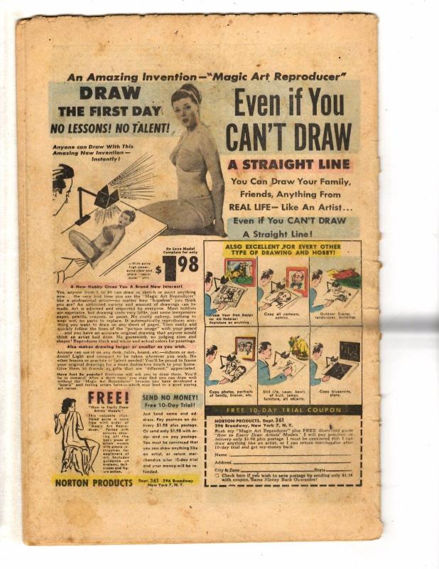 Forbidden Worlds # 88 July 1960 Comic Book COVERLESS ACG Sci-Fi CD1