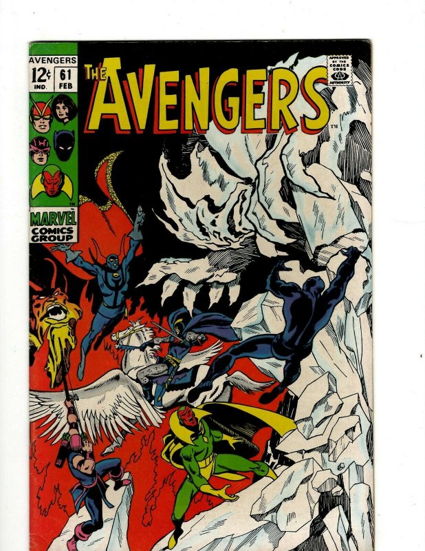 Avengers # 61 VF/NM Marvel Comic Book Hulk Thor Captain America Iron Man OF2