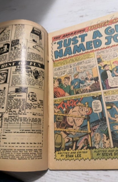 Amazing Spider-Man #38 (1966) Marvel FINAL DITKO ISSUE/2ND MARY JANE CAMEO fn/vf