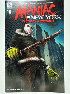 Maniac Of New York Bronx Burning 1 NM Variant Cover Aftershock Comic Book 2 J394