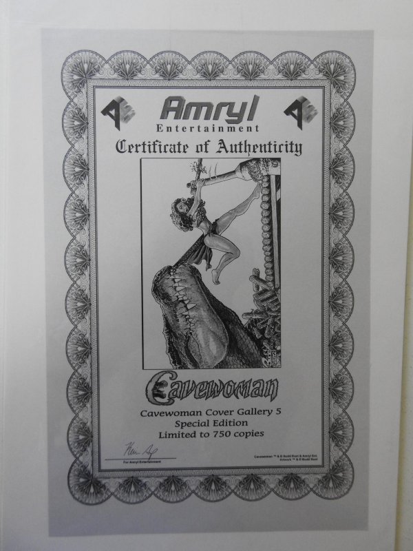 Cavewoman Gallery #5 Variant W/COA