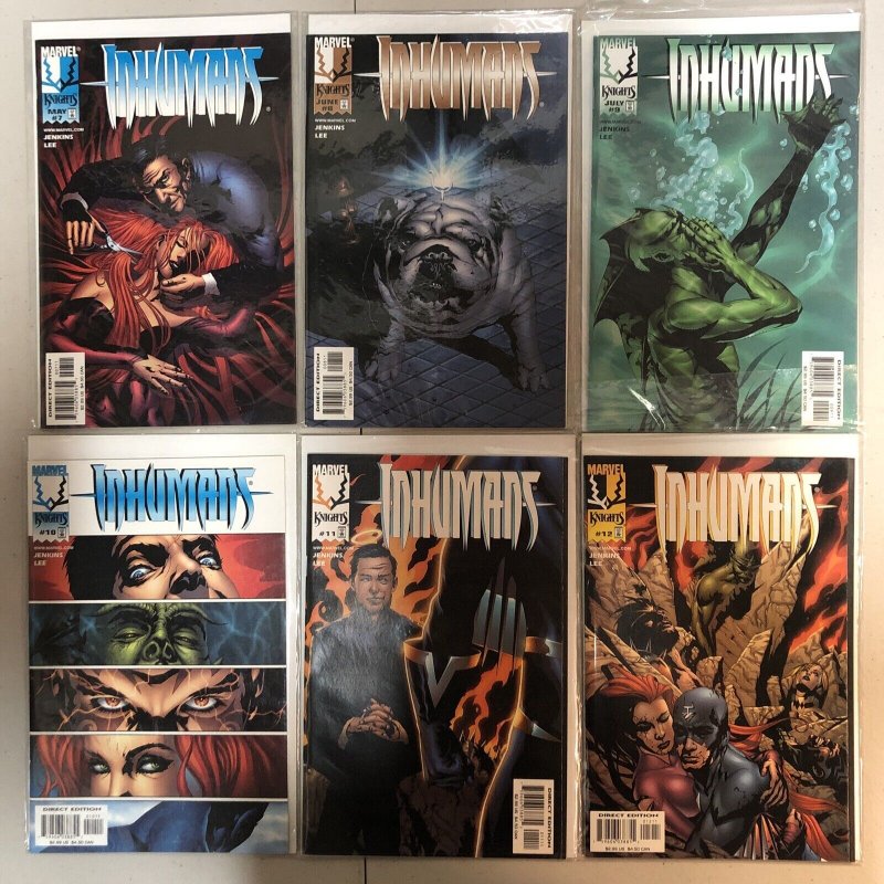 Inhumans (1998) #1-12 (NM) Marvel Comics | # 5 1st App Yelena | Complete Set