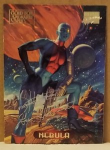 1994 Marvel Masterpieces Gold Foil Signature Series #82 Nebula/Hildrebrandt