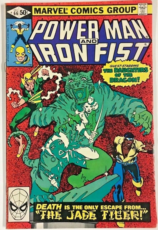 POWER MAN & IRON FIST#66 FN/VF 1980 MARVEL BRONZE AGE COMICS