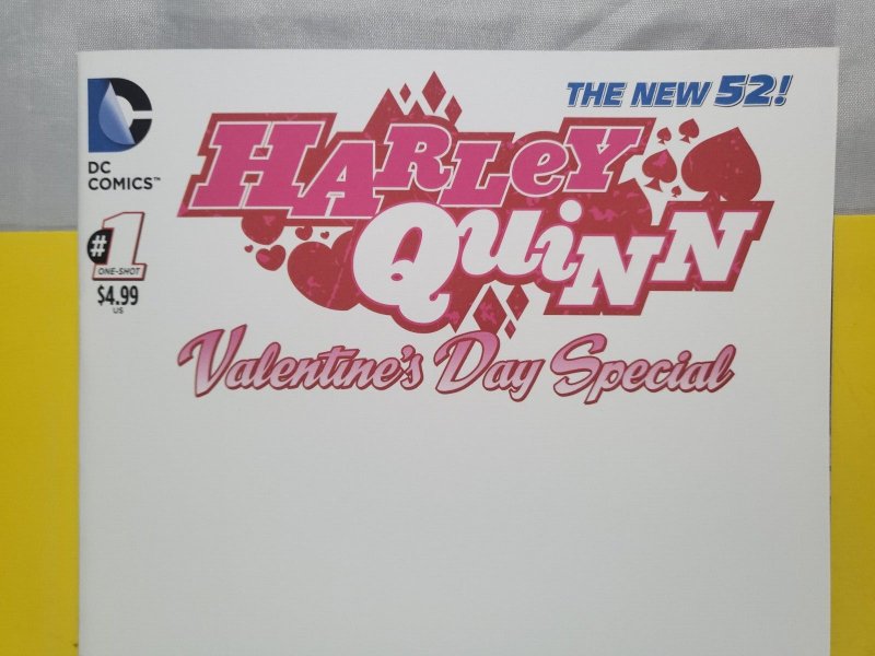 Harley Quinn Valentine's Day Special #1 Blank Sketch Variant 2015 DC Comics