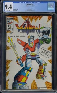 VOLTRON #1 CGC 9.4 MODERN COMICS WHITE PAGES 3008