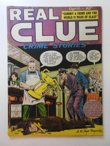 Real Clue Crime Stories #38 (1949) Scratchman! Beautiful Fine+ Condition!