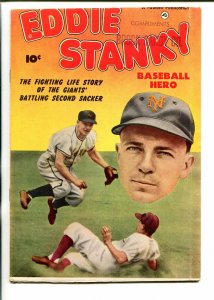 EDDIE STANKY BASEBALL HERO  1951-FAWCETT-NEW YORK GIANTS-fn 