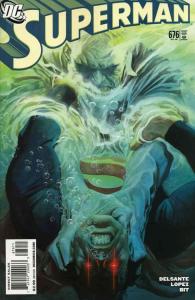 Superman (2nd Series) #676 VF ; DC | Alex Ross Drowning