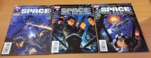 Space Above And Beyond 1-3 Complete Set Run! ~ NEAR MINT NM ~ 1996 Topps COMICS