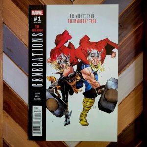 Generations UNWORTHY THOR & MIGHTY THOR #1 (Marvel 2017) NM/new, Coipel variant