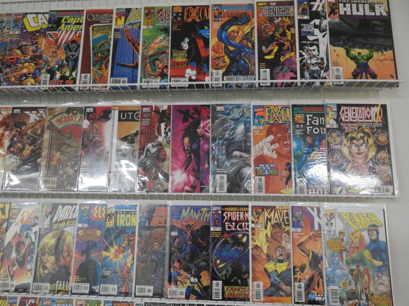 Huge Lot 120+ W/ Hulk, Captain America, Blade+ Avg VF Condition