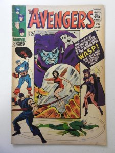 The Avengers #26 (1966) VG Condition! Moisture stain