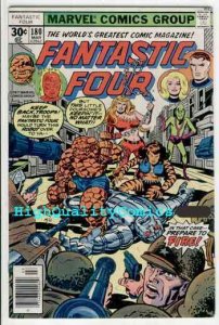 FANTASTIC FOUR #180, Bedlam, VF to NM, 1977, Thing, Human Torch