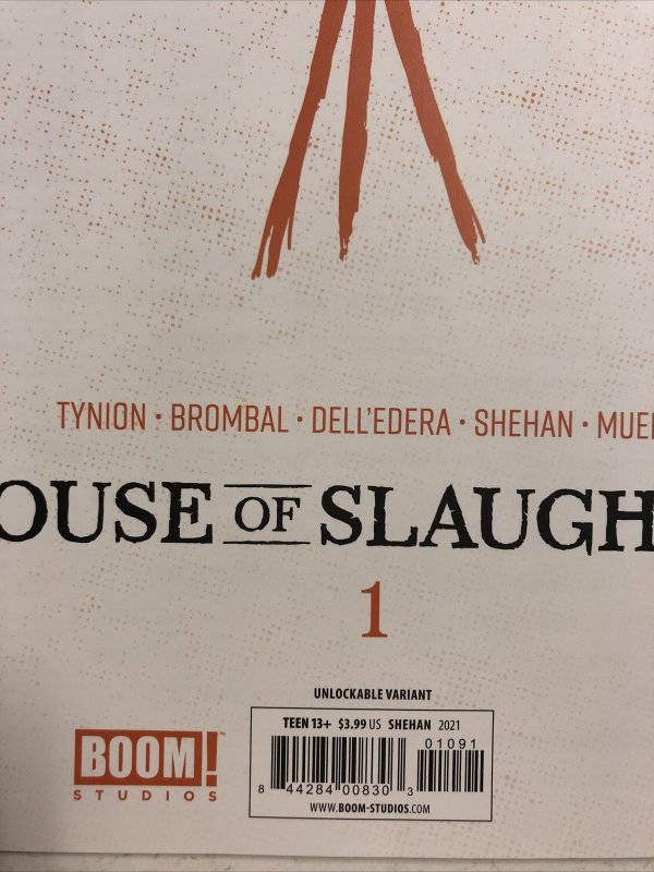 House Of Slaughter (2021) #1 (NM) 1:100 Unlockable Variant BOOM! Studios