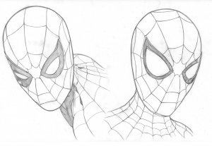 Spider-Man Homecoming Original Spider-Man Art by Steve Kurth PUBLISHED