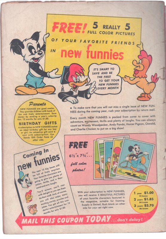 Walter Lantz New Funnies #165 (1950) Charlie Chicken
