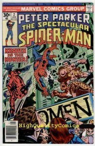 SPECTACULAR SPIDER-MAN #2, VF, Kraven, Tarantula, Sal Buscema,1976,more in store