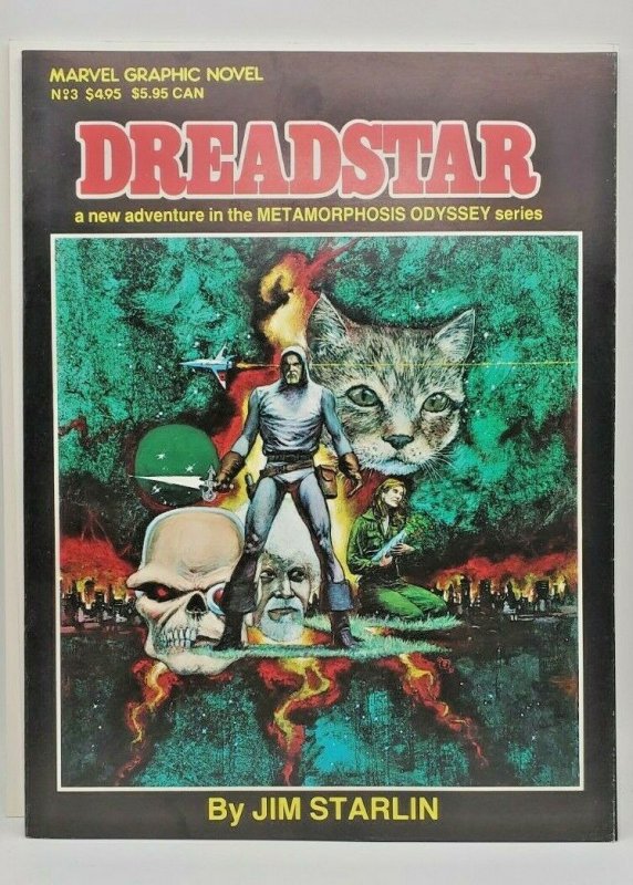 Marvel Graphic Novel # 3: Dreadstar (1982) 2nd print, NM (9.4), Starlin 