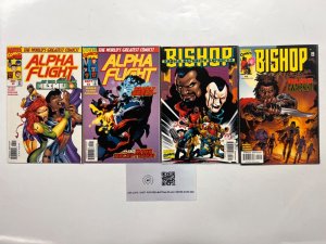 4 Marvel Comics Bishop # 2 3 + Alpha Flight # 2 5 Avengers Defenders 50 JS45