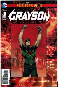 Grayson: Futures End #1 Tom King Tim Seeley Lenticular Cover NM