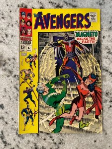 Avengers # 47 VF Marvel Comic Book Hulk Thor Iron Man Captain America Wasp 6 MS1