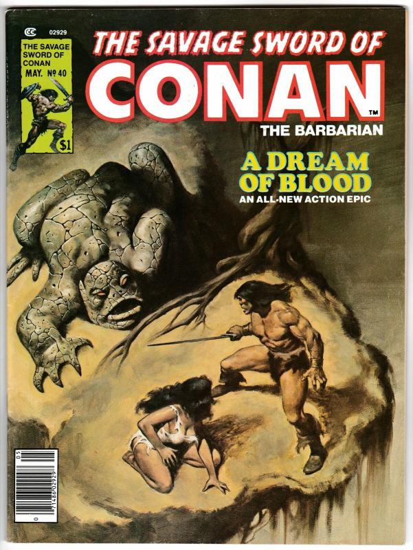 Savage Sword of Conan #40 (Marvel, 1979) VF