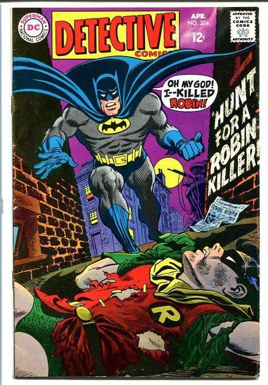 DETECTIVE COMICS #374-BATMAN AND ROBIN! VG