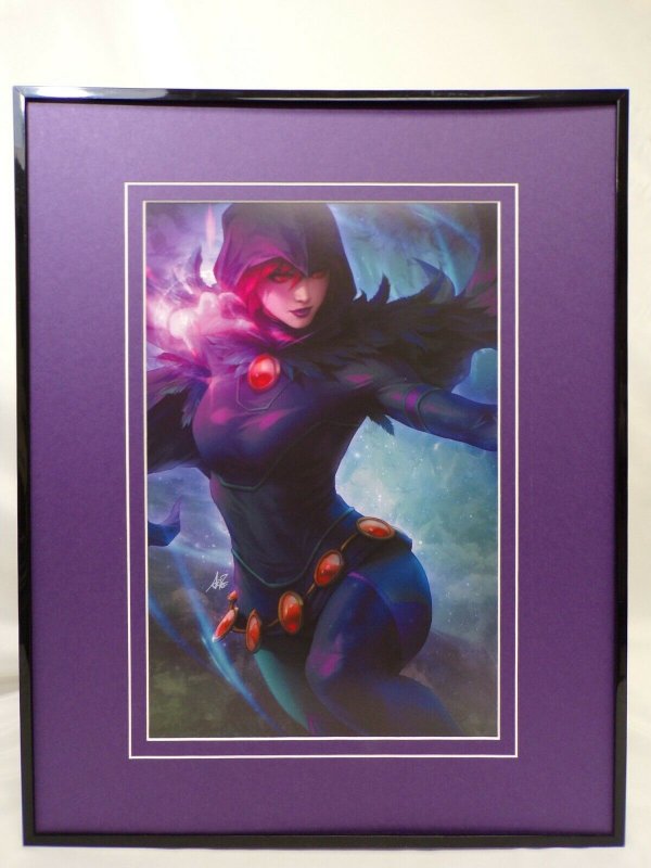 Teen Titans Judas Contract Raven Framed 16x20 Poster DC Comics Artgerm GGA