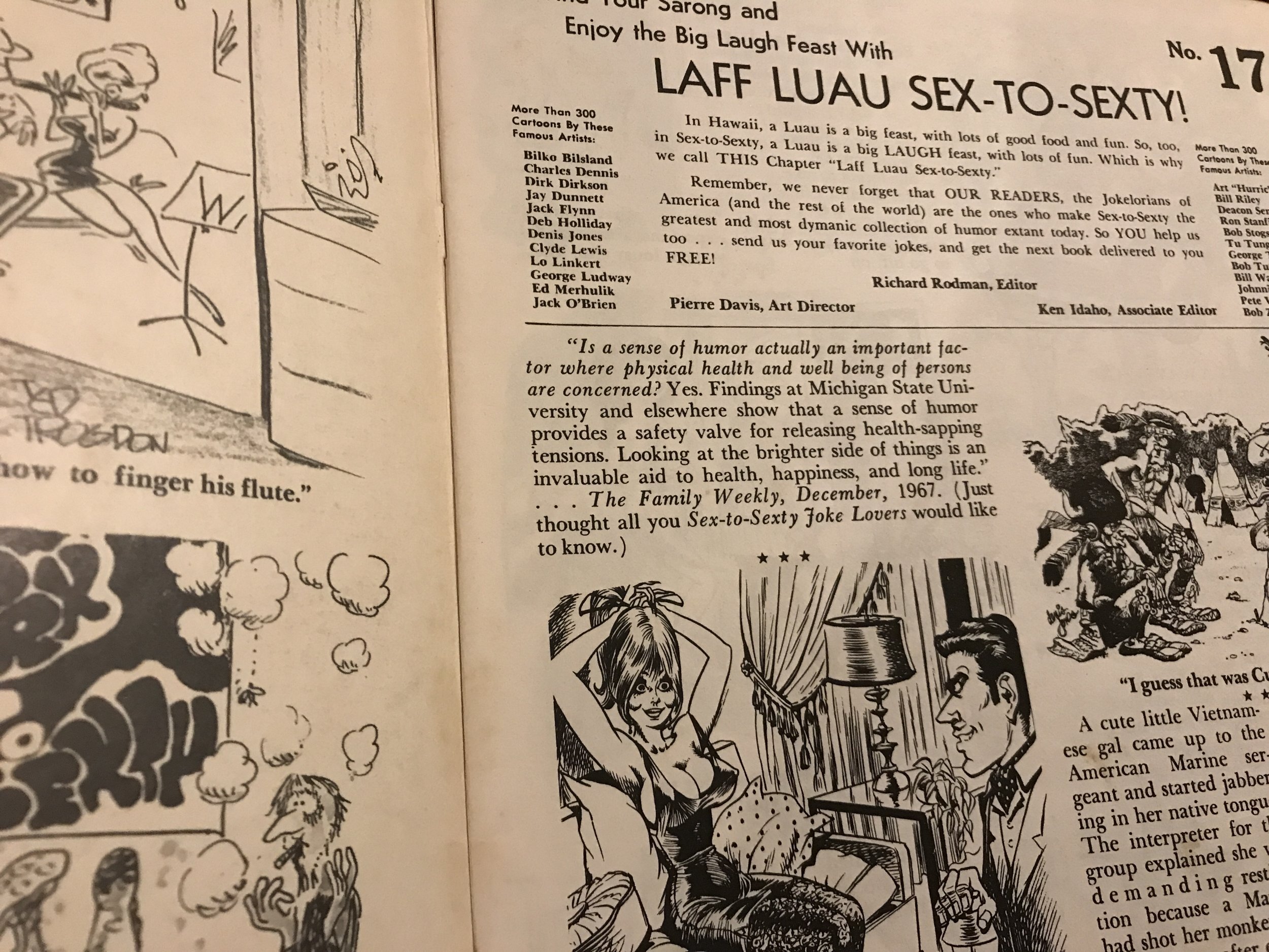 SEX TO SEXY #17 SRI 1968 FN+; Adult Cartoons and Jokes; Bill Ward, Pierre Davis Comic Collectibles pic