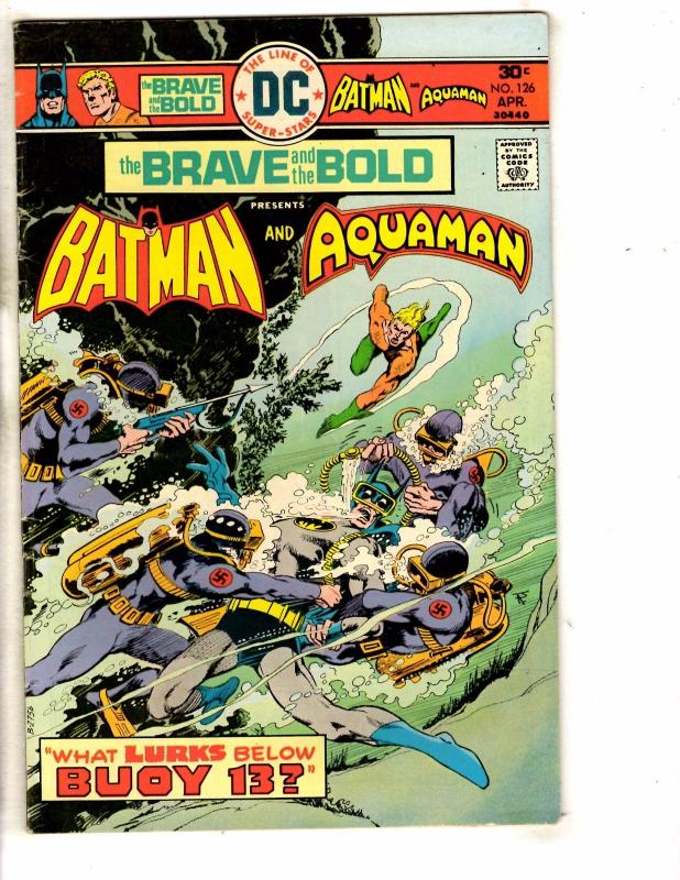 Lot Of 4 Brave & The Bold DC Comic Books # 123 124 125 126 Batman Superman J276