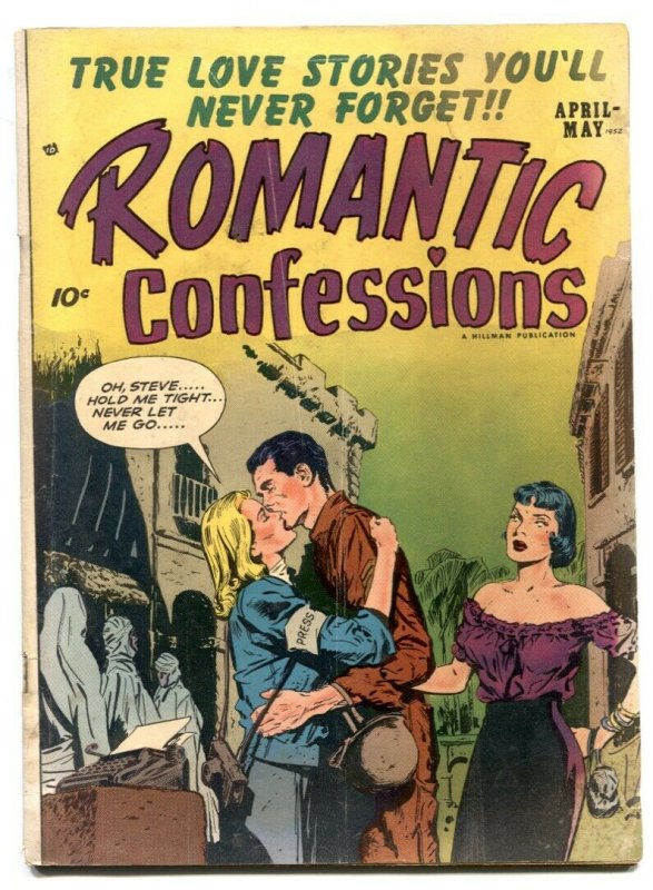 Romantic Confessions Vol 2 #7 1952- Golden Age G/VG