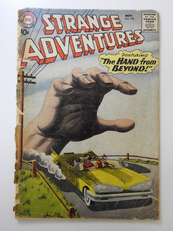 Strange Adventures #110 (1959) Split Cover Complete Fair Condition!