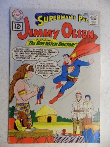 JIMMY OLSEN # 58 DC SILVER SUPERMAN ACTION ADVENTURE 