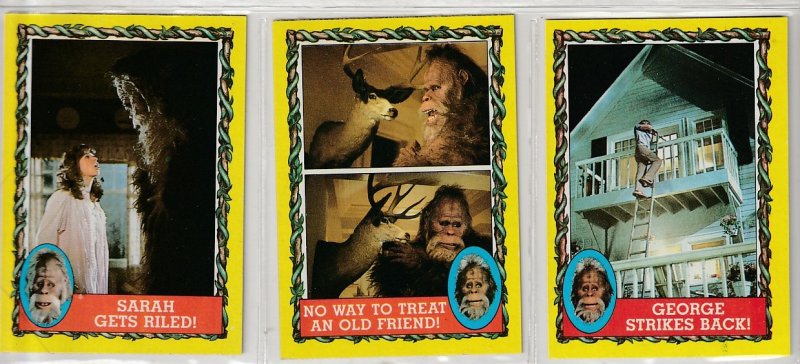 Harry and The Hendersons Trading cards (Topps, 1987)