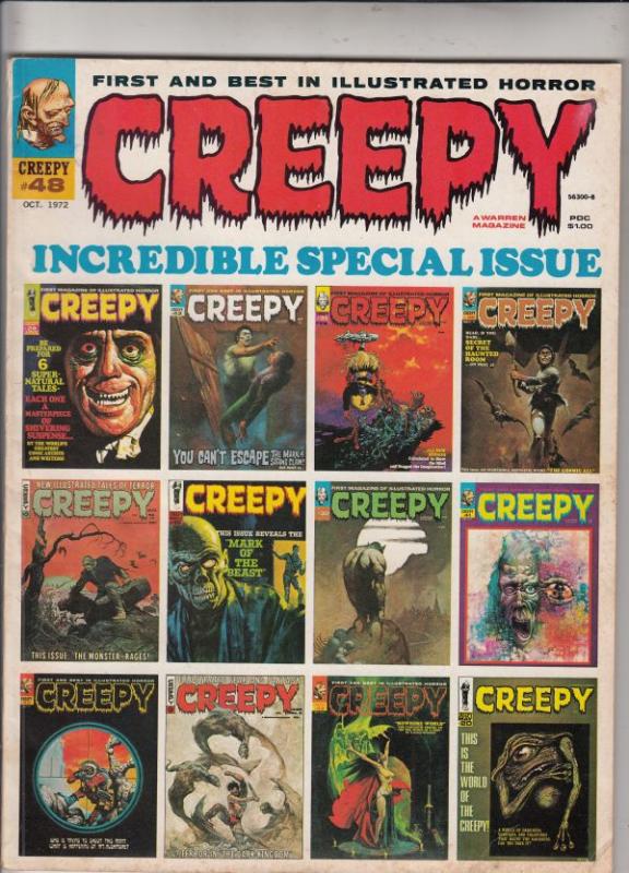 Creepy Magazine #48 (Oct-72) FN- Mid-Grade 