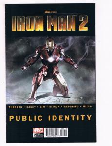 Iron Man 2 Public Identity # 2 Of 3 Marvel Comic Books Avengers Black Widow! S94