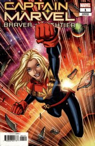 Captain Marvel: Braver & Mightier Lim Cover (2019) Captain Marvel