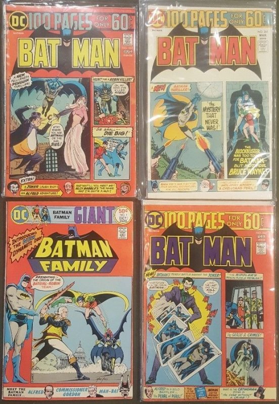BATMAN GIANT LOT (1974-1975)